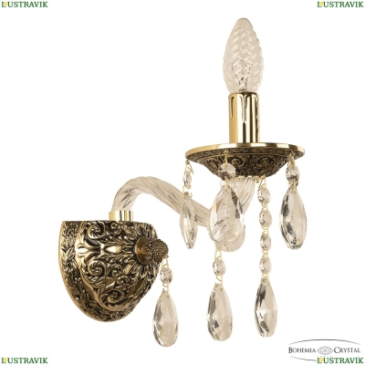 Бра 16213B/1/141 GB ★ Bohemia Ivele Crystal — купить в интернет магазине «Люстравик»☀