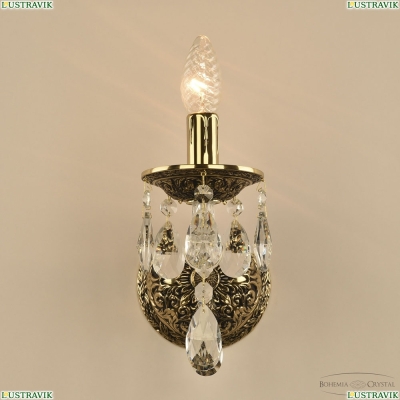 Бра 16213B/1/141 GB ★ Bohemia Ivele Crystal — купить в интернет магазине «Люстравик»☀