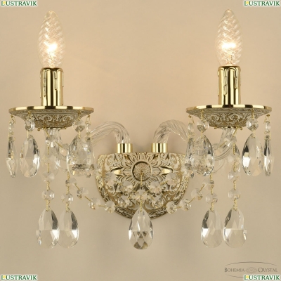 Бра 16213B/2/141 GW ★ Bohemia Ivele Crystal — купить в интернет магазине «Люстравик»☀