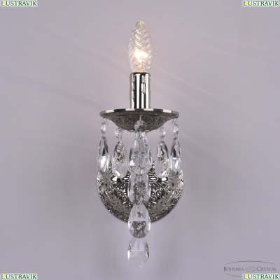 Бра 16215B/1/141 Ni ★ Bohemia Ivele Crystal — купить в интернет магазине «Люстравик»☀