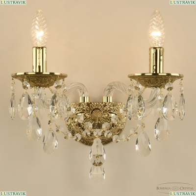 Бра 16215B/2/141 G ★ Bohemia Ivele Crystal — купить в интернет магазине «Люстравик»☀