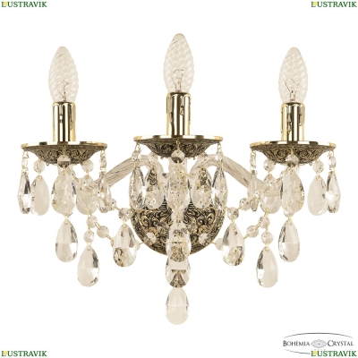 Бра 16215B/3/141 GB ★ Bohemia Ivele Crystal — купить в интернет магазине «Люстравик»☀