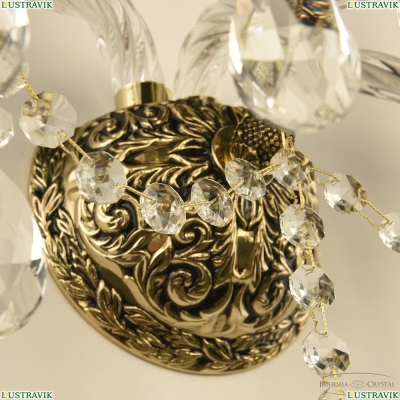 Бра 16215B/3/141 GB ★ Bohemia Ivele Crystal — купить в интернет магазине «Люстравик»☀