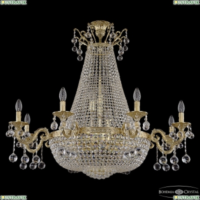 Люстра 2128H201/8/100IV/Y1 G ★ Bohemia Ivele Crystal — купить в интернет магазине «Люстравик»☀