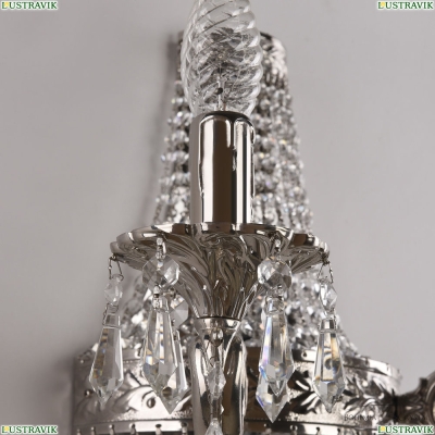 Бра 2201H201B/2/35IV Ni ★ Bohemia Ivele Crystal — купить в интернет магазине «Люстравик»☀