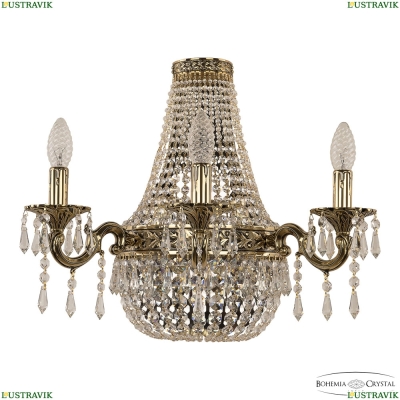 Бра 2201H201B/3/47IV GB ★ Bohemia Ivele Crystal — купить в интернет магазине «Люстравик»☀