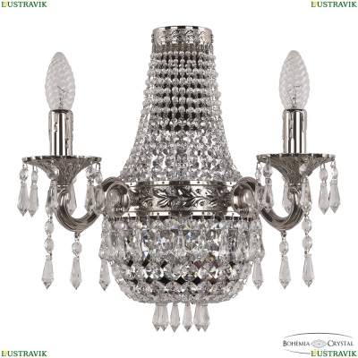 Бра 2227H201B/2/35IV Ni ★ Bohemia Ivele Crystal — купить в интернет магазине «Люстравик»☀