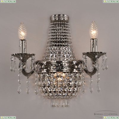 Бра 2227H201B/2/35IV Ni ★ Bohemia Ivele Crystal — купить в интернет магазине «Люстравик»☀