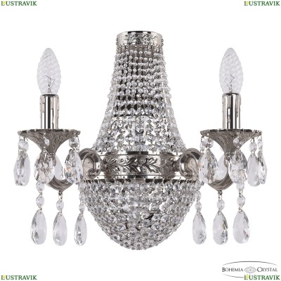 Бра 2232H201B/2/35IV Ni ★ Bohemia Ivele Crystal — купить в интернет магазине «Люстравик»☀