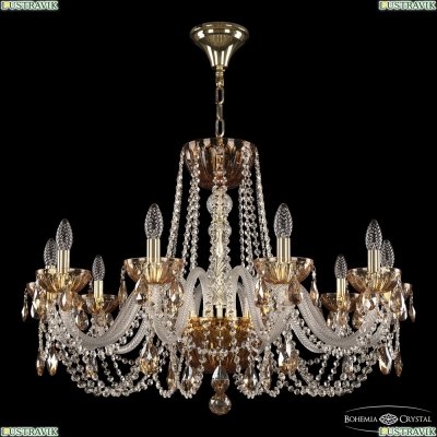 Люстра 5402/10/300 G Amber/M-1H K721 ★ Bohemia Ivele Crystal — купить в интернет магазине «Люстравик»☀