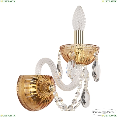 Бра 5402B/1/141 G Amber/M-1G ★ Bohemia Ivele Crystal — купить в интернет магазине «Люстравик»☀