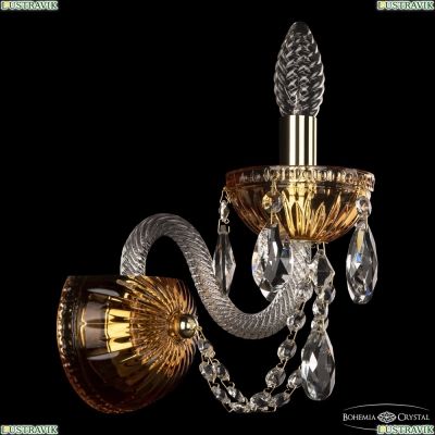 Бра 5402B/1/141 G Amber/M-1G ★ Bohemia Ivele Crystal — купить в интернет магазине «Люстравик»☀