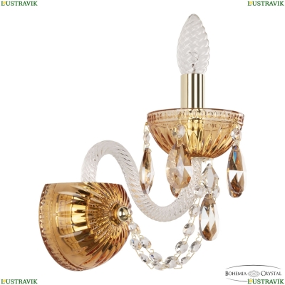Бра 5402B/1/141 G Amber/M-1G K721 ★ Bohemia Ivele Crystal — купить в интернет магазине «Люстравик»☀
