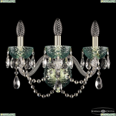 Бра 5402B/3/165 G Birusa/M-1F ★ Bohemia Ivele Crystal — купить в интернет магазине «Люстравик»☀