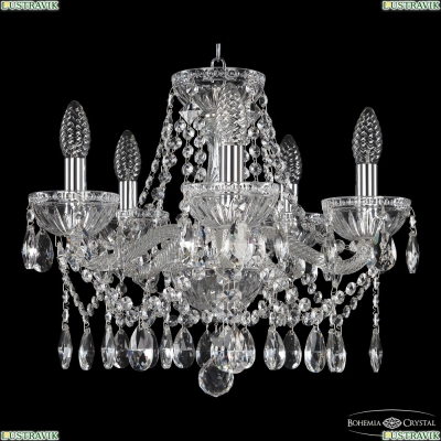 Люстра 5413/5/141 Ni Clear/M-1G ★ Bohemia Ivele Crystal — купить в интернет магазине «Люстравик»☀