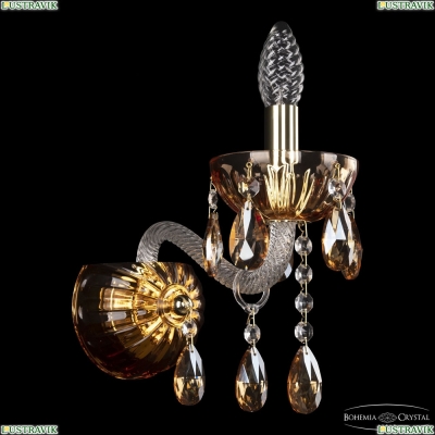 Бра 5413B/1/165 G Amber/M-1H K721 ★ Bohemia Ivele Crystal — купить в интернет магазине «Люстравик»☀