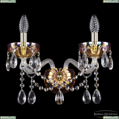 Бра 5413B/2/165 G Shampan/M-1H ★ Bohemia Ivele Crystal — купить в интернет магазине «Люстравик»☀
