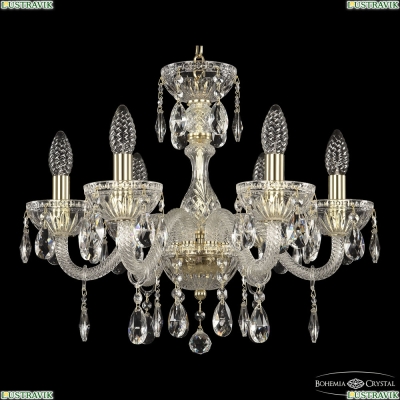 Люстра 5417/6/165 G Clear/M-1G ★ Bohemia Ivele Crystal — купить в интернет магазине «Люстравик»☀
