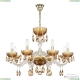 Люстра 5417/8/240 G Amber/M-1F K721 ★ Bohemia Ivele Crystal — купить в интернет магазине «Люстравик»☀