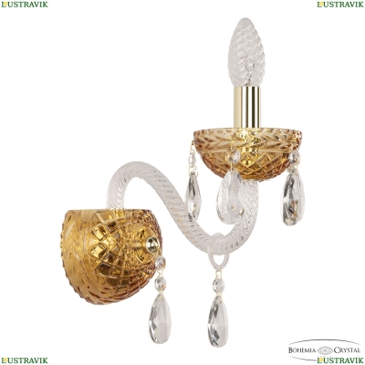 Бра 5417B/1/165 G Amber/M-1F ★ Bohemia Ivele Crystal — купить в интернет магазине «Люстравик»☀