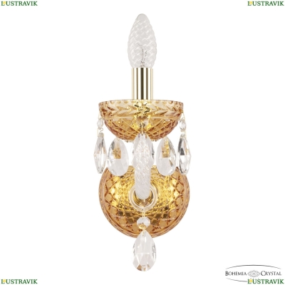 Бра 5417B/1/165 G Amber/M-1F ★ Bohemia Ivele Crystal — купить в интернет магазине «Люстравик»☀