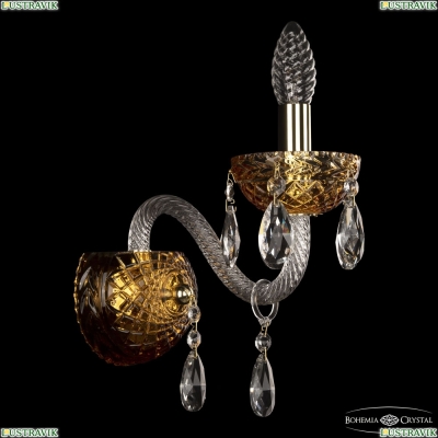 Бра 5417B/1/165 G Amber/M-1F ★ Bohemia Ivele Crystal — купить в интернет магазине «Люстравик»☀