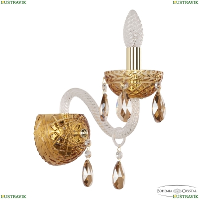 Бра 5417B/1/165 G Amber/M-1F K721 ★ Bohemia Ivele Crystal — купить в интернет магазине «Люстравик»☀