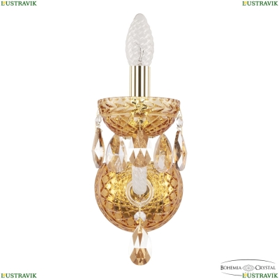 Бра 5417B/1/165 G Amber/M-1F K721 ★ Bohemia Ivele Crystal — купить в интернет магазине «Люстравик»☀