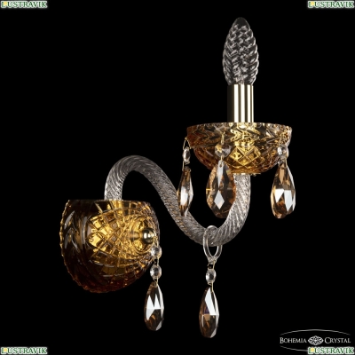 Бра 5417B/1/165 G Amber/M-1F K721 ★ Bohemia Ivele Crystal — купить в интернет магазине «Люстравик»☀
