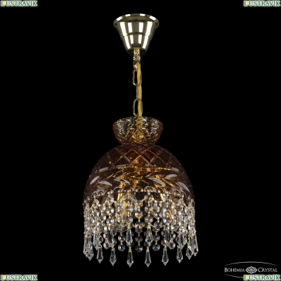 Подвесной Светильник 5478/22 G Amber/M-1F Drops ★ Bohemia Ivele Crystal — купить в интернет магазине «Люстравик»☀