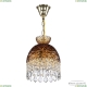 Подвесной Светильник 5478/22 G Amber/M-1F Leafs ★ Bohemia Ivele Crystal — купить в интернет магазине «Люстравик»☀