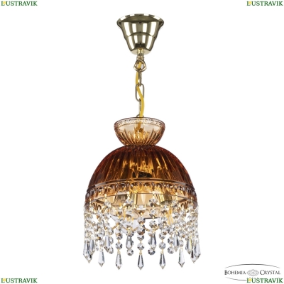 Подвесной Светильник 5478/22 G Amber/M-1G Drops ★ Bohemia Ivele Crystal — купить в интернет магазине «Люстравик»☀