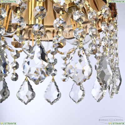 Подвесной Светильник 5478/22 G Amber/M-1G Leafs ★ Bohemia Ivele Crystal — купить в интернет магазине «Люстравик»☀