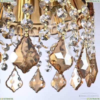 Подвесной Светильник 5478/22 G Amber/M-1G Leafs K721 ★ Bohemia Ivele Crystal — купить в интернет магазине «Люстравик»☀