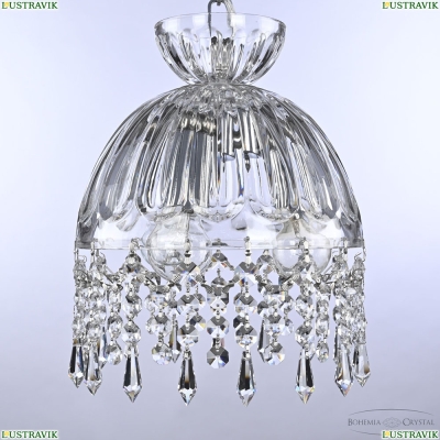 Подвесной Светильник 5478/22 Ni Clear/M-1H Drops ★ Bohemia Ivele Crystal — купить в интернет магазине «Люстравик»☀