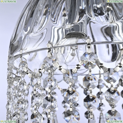 Подвесной Светильник 5478/22 Ni Clear/M-1H Drops ★ Bohemia Ivele Crystal — купить в интернет магазине «Люстравик»☀