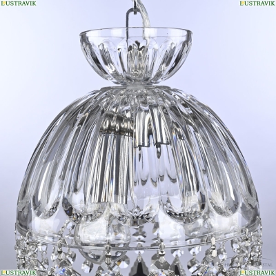 Подвесной Светильник 5478/22 Ni Clear/M-1H Leafs ★ Bohemia Ivele Crystal — купить в интернет магазине «Люстравик»☀