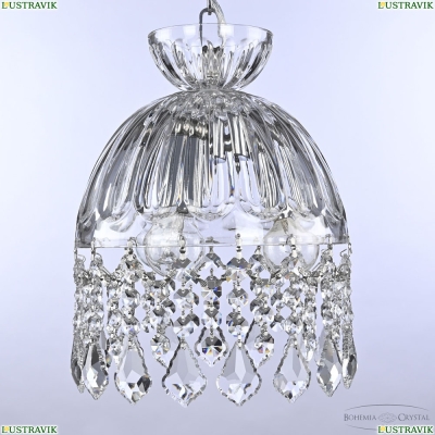 Подвесной Светильник 5478/22 Ni Clear/M-1H Leafs ★ Bohemia Ivele Crystal — купить в интернет магазине «Люстравик»☀