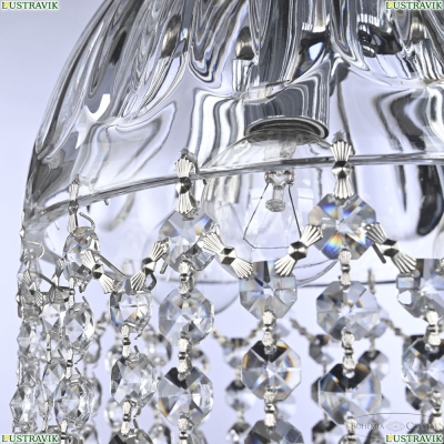 Подвесной Светильник 5478/22 Ni Clear/M-1H Leafs ★ Bohemia Ivele Crystal — купить в интернет магазине «Люстравик»☀