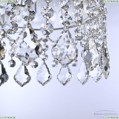 Подвесной Светильник 5478/22 Ni Clear/M-1H Leafs ★ Bohemia Ivele Crystal — купить в интернет магазине «Люстравик»☀