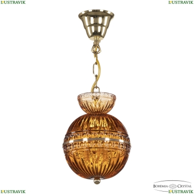Подвесной Светильник 5480/17 G Amber/M-1G ★ Bohemia Ivele Crystal — купить в интернет магазине «Люстравик»☀