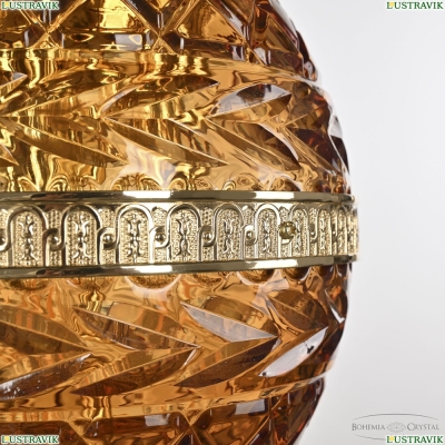 Подвесной Светильник 5680/18 G Amber/M-1F ★ Bohemia Ivele Crystal — купить в интернет магазине «Люстравик»☀