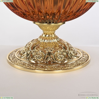 Настольная Лампа 5680L/22 G Amber/M-1G ★ Bohemia Ivele Crystal — купить в интернет магазине «Люстравик»☀