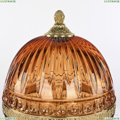 Настольная Лампа 5680L/22 G Amber/M-1G ★ Bohemia Ivele Crystal — купить в интернет магазине «Люстравик»☀