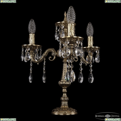 Настольная Лампа 7025L/3/125-43 A GB ★ Bohemia Ivele Crystal — купить в интернет магазине «Люстравик»☀