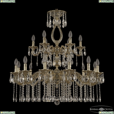 Люстра 71302/12+6/300/2d A GB ★ Bohemia Ivele Crystal — купить в интернет магазине «Люстравик»☀
