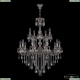 Люстра 73101/10+5/250/2d B Ni ★ Bohemia Ivele Crystal — купить в интернет магазине «Люстравик»☀