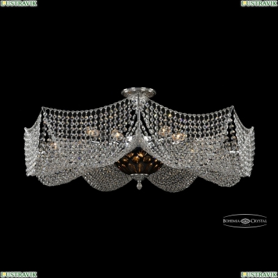Люстра 77091/16+3/Ni Amber-Blue/1E ★ Bohemia Ivele Crystal — купить в интернет магазине «Люстравик»☀