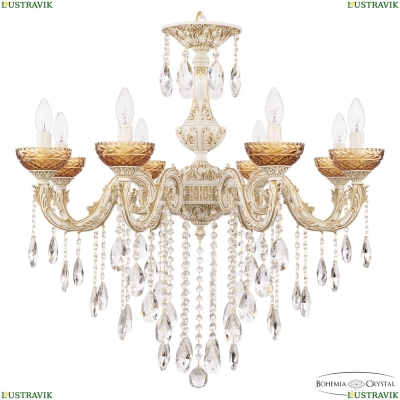 Люстра AL79101/8/250 B WMG P Amber/M-1F ★ Bohemia Ivele Crystal — купить в интернет магазине «Люстравик»☀