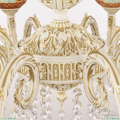 Люстра AL79101/8/250 B WMG P Amber/M-1F ★ Bohemia Ivele Crystal — купить в интернет магазине «Люстравик»☀